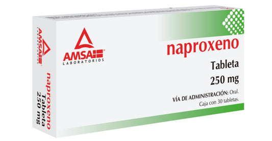 NAPROXENO 250 MG CON 30 TABS