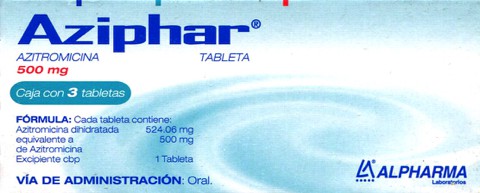 AZITROMICINA 500 MG CON 3 TABS