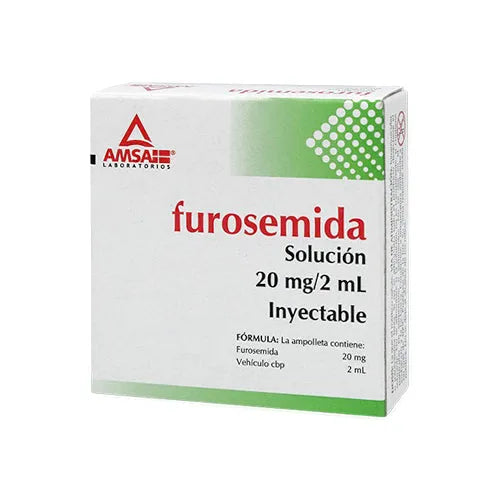 FUROSEMIDA INYECTADO C/5 AMP. 20 MG/2 ML