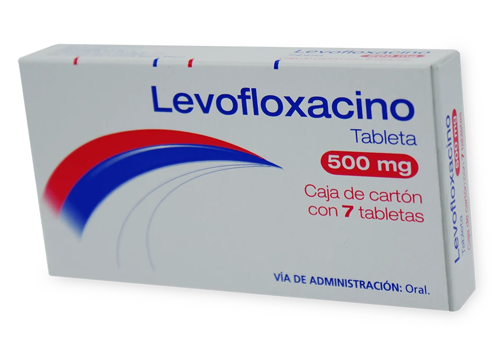 LEVOFLOXACINO 500 MG CON 7 TABS