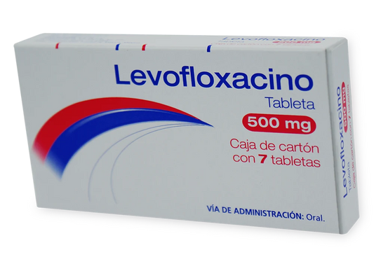 LEVOFLOXACINO 500 MG CON 7 TABS