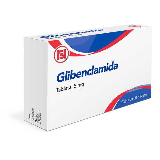 GLIBENCLAMIDA5 MG CON 50 TABS