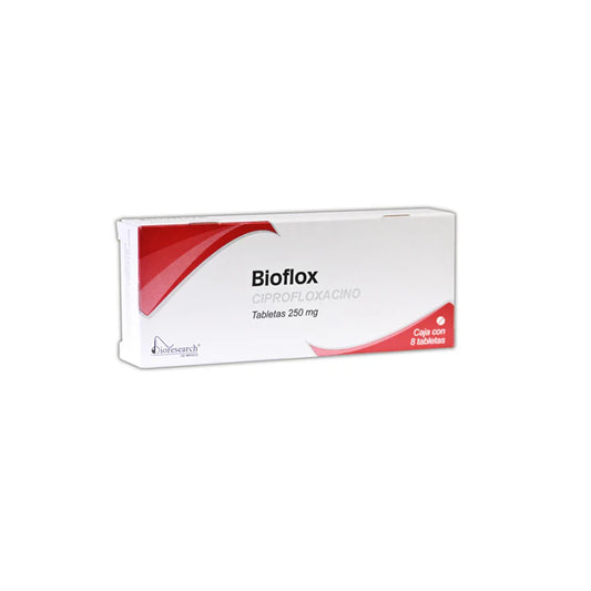 CIPROFLOXACINO 250 MG 8 TABS