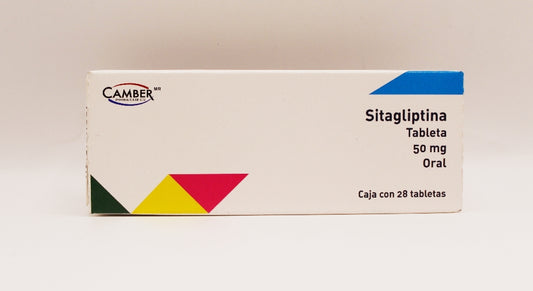 SITAGLIPINA   50 MG CON 28 TABS