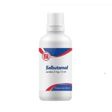 SALBUTAMOL JARABE 60 ML, 40 MG/100ML